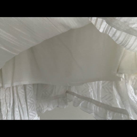 Zinc White Boho Asymmetrical Skirt - Picture 5 of 5